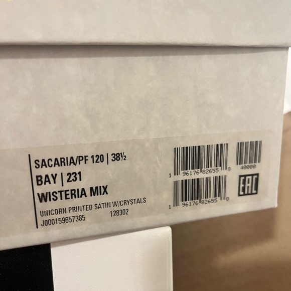 Jimmy Choo *RareNWT Exclusive Sacaria Crystal-Embellished Satin Platform Sandals - Picture 7 of 8